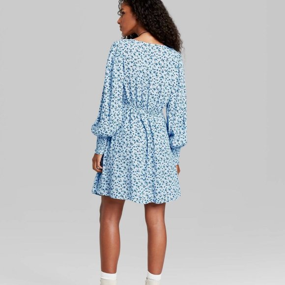 Wild Fable floral faux wrap dress szXS - Picture 3 of 11